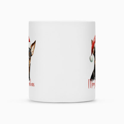 Tasse "Zwergpinscher - Merry Christmas" – hunde-shirt.de