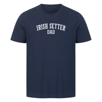 Premium T-Shirt "Irish Setter - DAD" French Navy – hunde-shirt.de