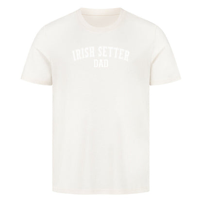 Premium T-Shirt "Irish Setter - DAD" Natural Raw – hunde-shirt.de