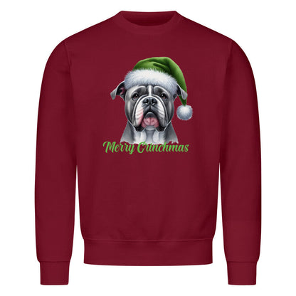 Premium Sweatshirt "OEB - Merry Grinchmas" Burgunder – hunde-shirt.de