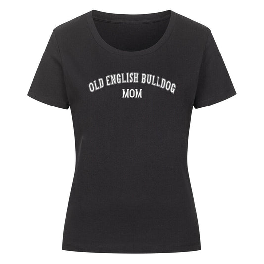 Premium Organic Damen-Shirt "OEB - MOM" Schwarz – hunde-shirt.de