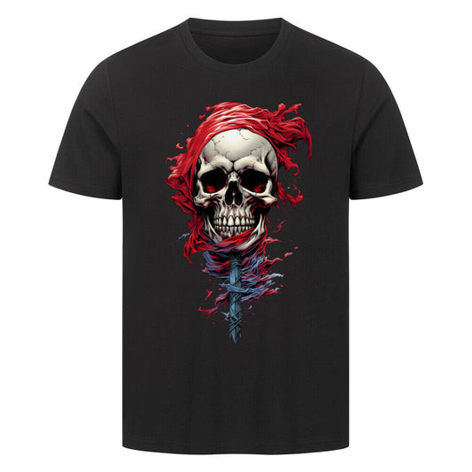Premium T-Shirt "Into the Red" Schwarz – hunde-shirt.de