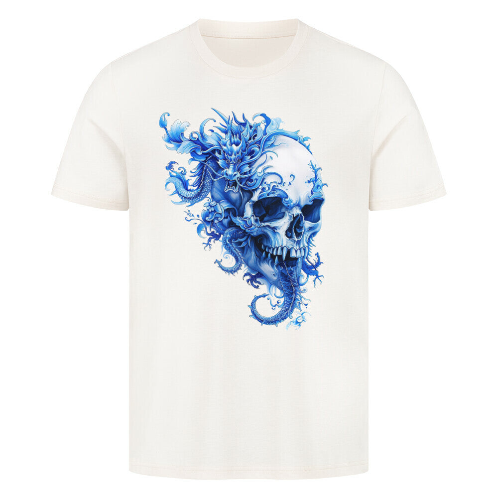 Premium T-Shirt "Into the Blue" Natural Raw – hunde-shirt.de