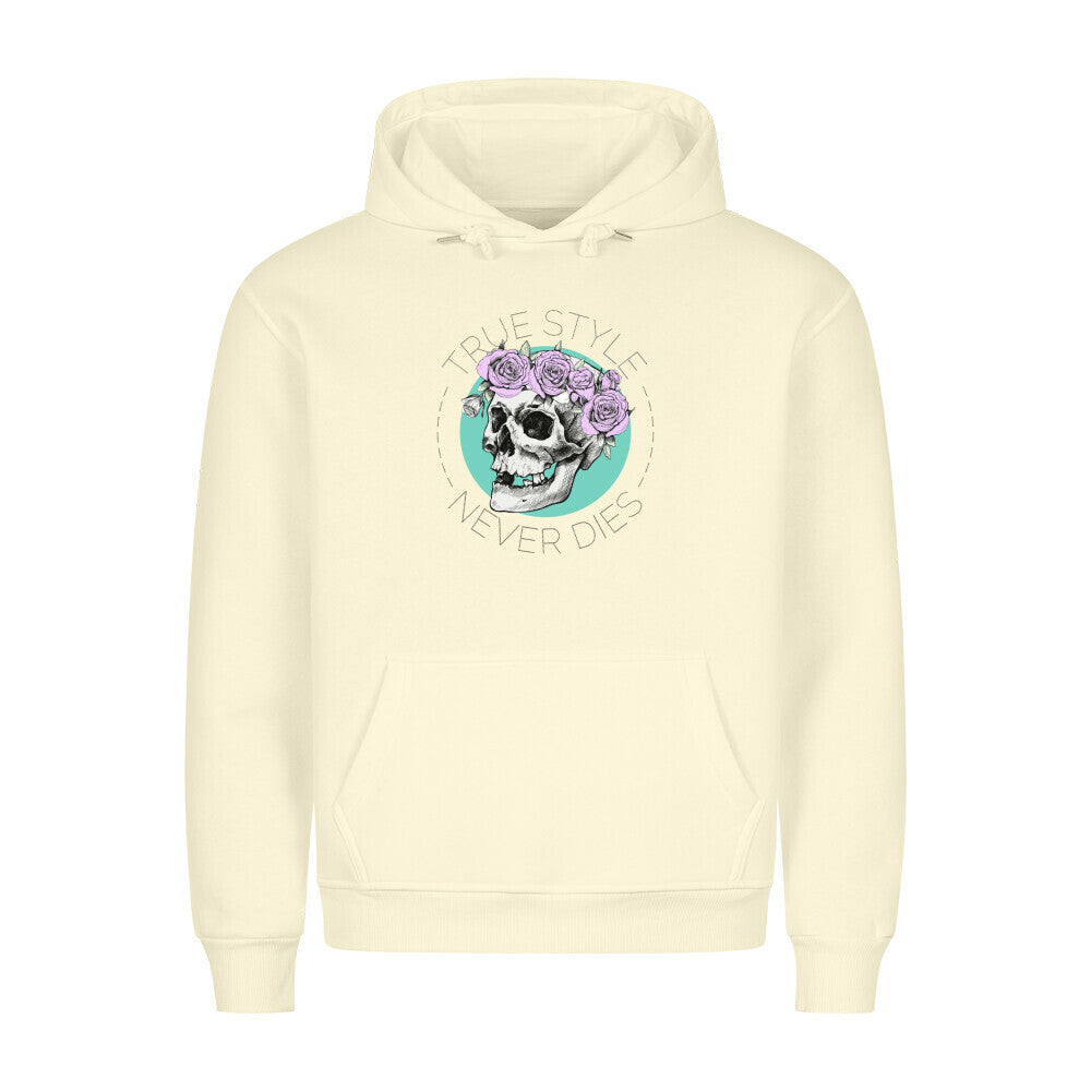 Premium Hoodie "True Style..." Beige – hunde-shirt.de