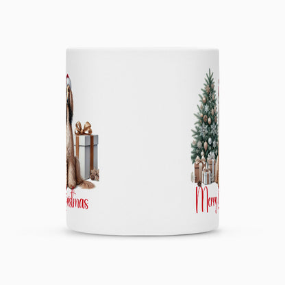 Tasse "Afghanischer Windhund - Merry Christmas" – hunde-shirt.de