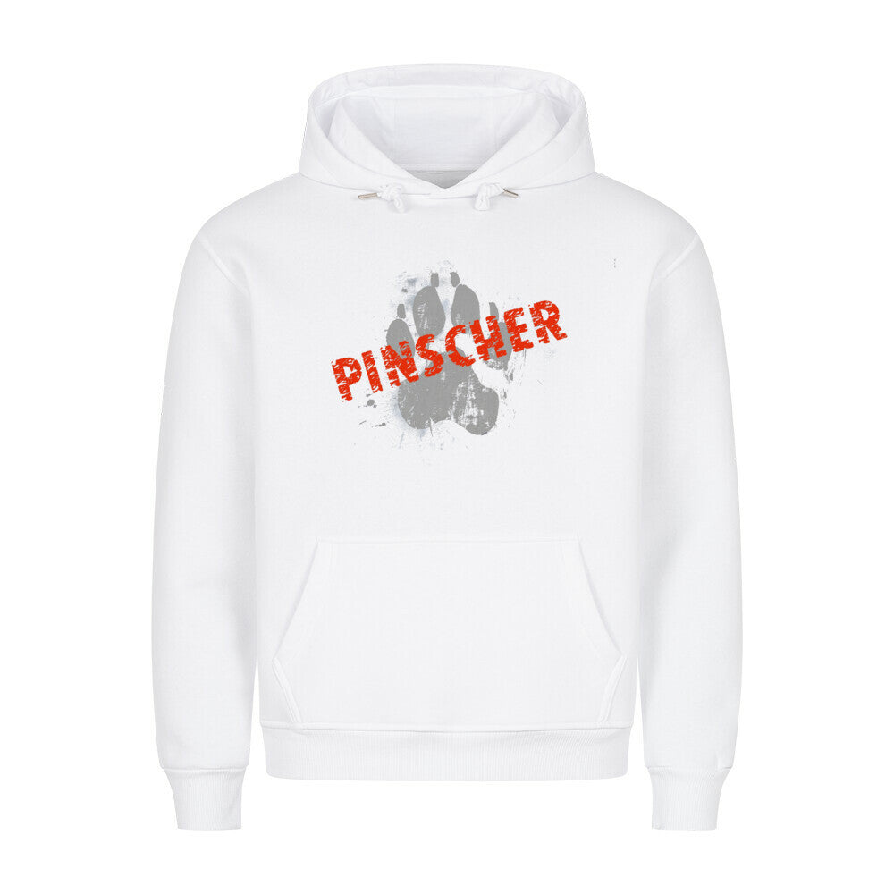 Premium Hoodie "Affenpinscher - Pinscher PAW" Weiß – hunde-shirt.de