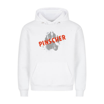 Premium Hoodie "Affenpinscher - Pinscher PAW" Weiß – hunde-shirt.de