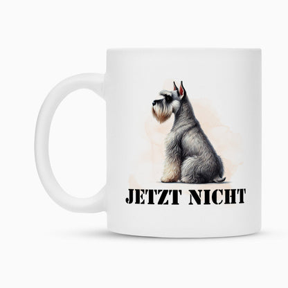 Tasse "Schnauzer - JETZT NICHT" – hunde-shirt.de