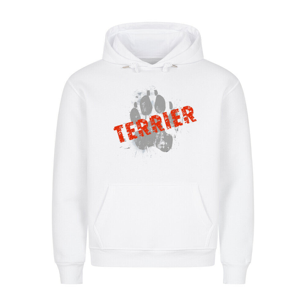 Premium Hoodie "Scottish Terrier - PAW" Weiß – hunde-shirt.de