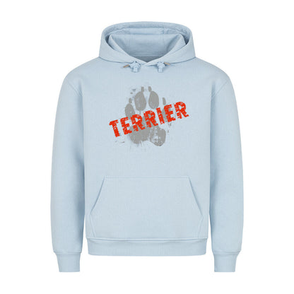 Premium Hoodie "Scottish Terrier - PAW" Babyblau – hunde-shirt.de