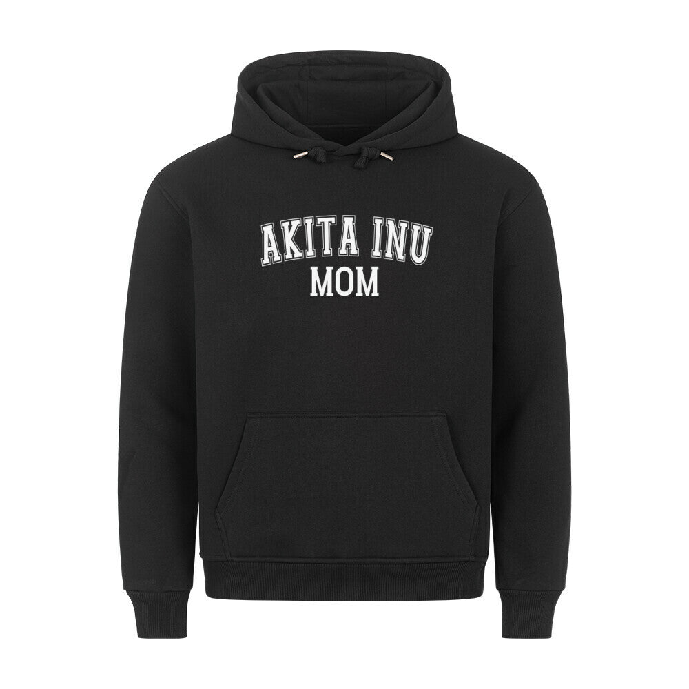 Premium Hoodie "Akita Inu - MOM" Schwarz – hunde-shirt.de