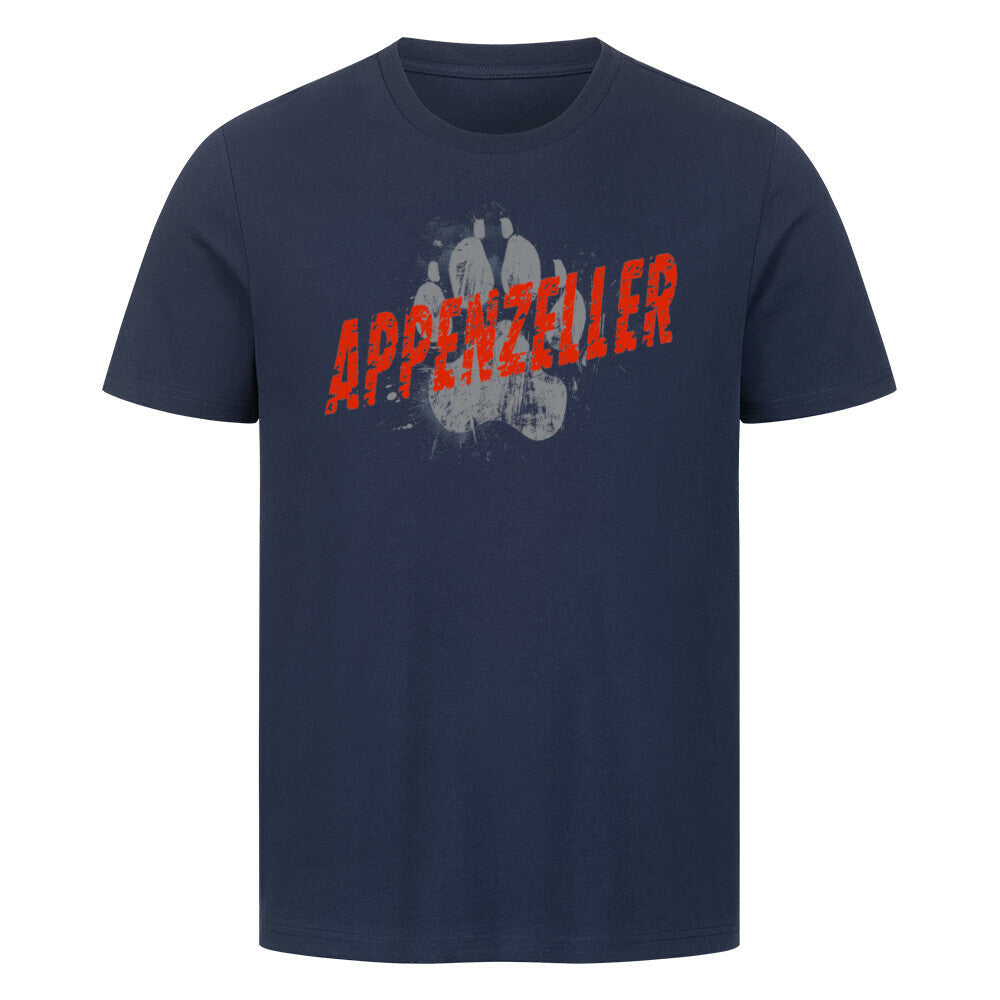 Premium T-Shirt "Appenzeller Sennenhund - PAW" French Navy – hunde-shirt.de