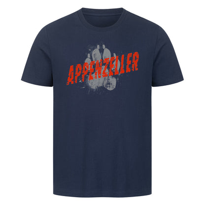 Premium T-Shirt "Appenzeller Sennenhund - PAW" French Navy – hunde-shirt.de