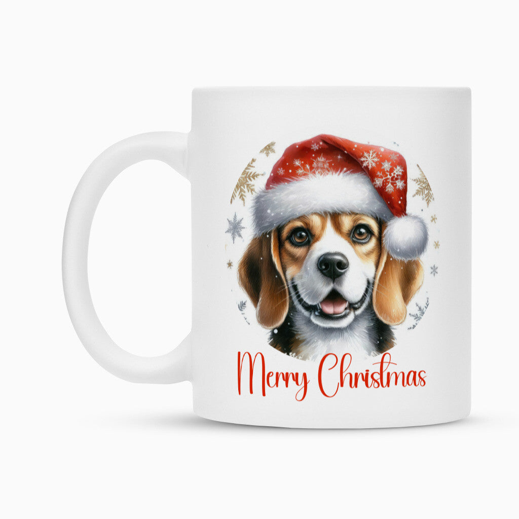 Tasse "Beagle - Merry Christmas" – hunde-shirt.de