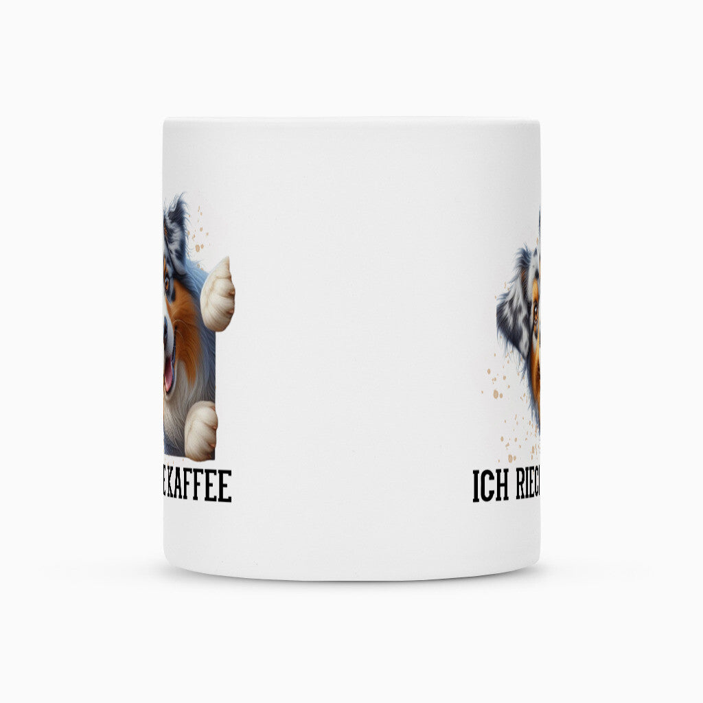 Tasse "Australian Shepherd - Ich rieche..." – hunde-shirt.de