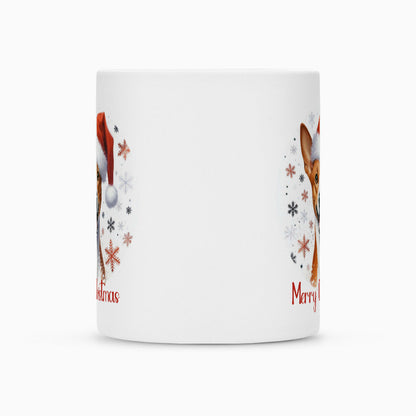 Tasse "Basenji - Merry Christmas" – hunde-shirt.de