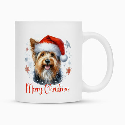 Tasse "Australian Terrier - Merry Christmas 2" Weiß – hunde-shirt.de