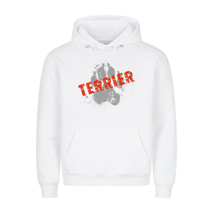 Premium Hoodie "Australian Terrier - PAW" Weiß – hunde-shirt.de