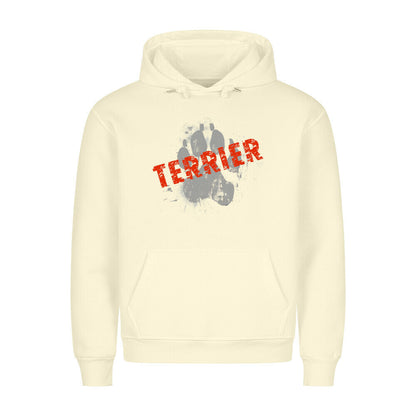 Premium Hoodie "Australian Terrier - PAW" Beige – hunde-shirt.de