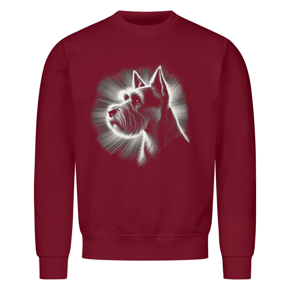 Premium Sweatshirt "Australian Terrier - Shine" Burgunder – hunde-shirt.de