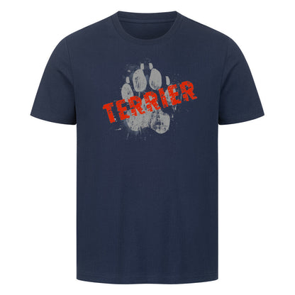 Premium T-Shirt "Bedlington Terrier - PAW" French Navy – hunde-shirt.de