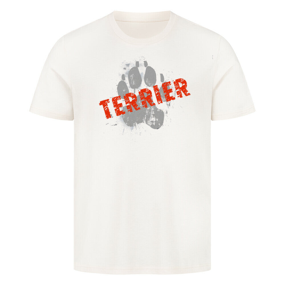 Premium T-Shirt "Bedlington Terrier - PAW" Natural Raw – hunde-shirt.de