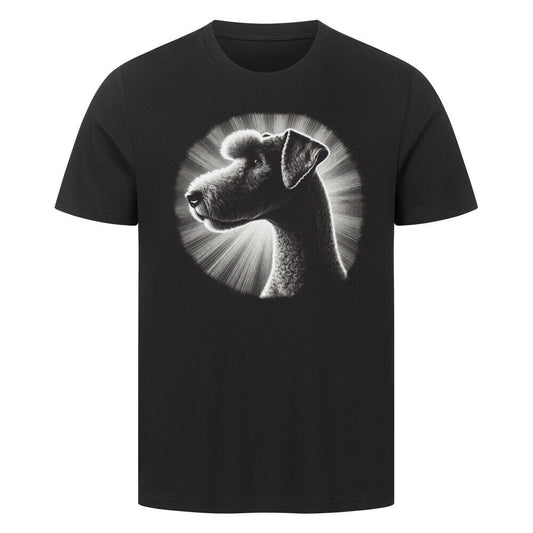 Premium T-Shirt "Bedlington Terrier - Shine" Schwarz – hunde-shirt.de
