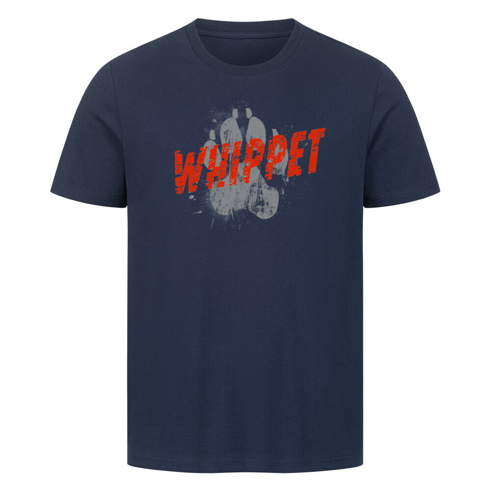 Premium T-Shirt "Whippet - PAW" French Navy – hunde-shirt.de