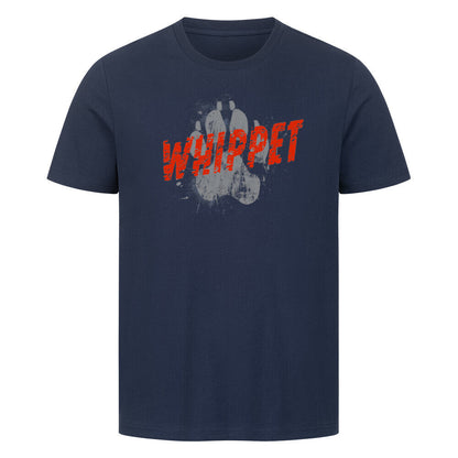 Premium T-Shirt "Whippet - PAW" French Navy – hunde-shirt.de