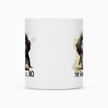 Tasse "Berner Sennenhund - The answer..." – hunde-shirt.de