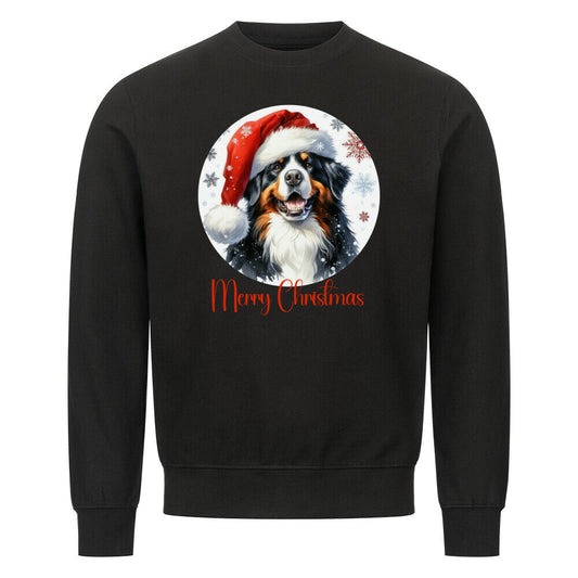 Premium Sweatshirt "Merry Christmas" Schwarz – hunde-shirt.de