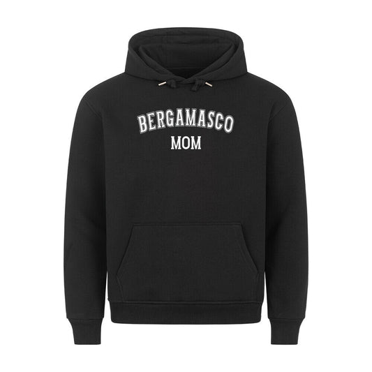Premium Hoodie "Bergamasco - MOM" Schwarz – hunde-shirt.de