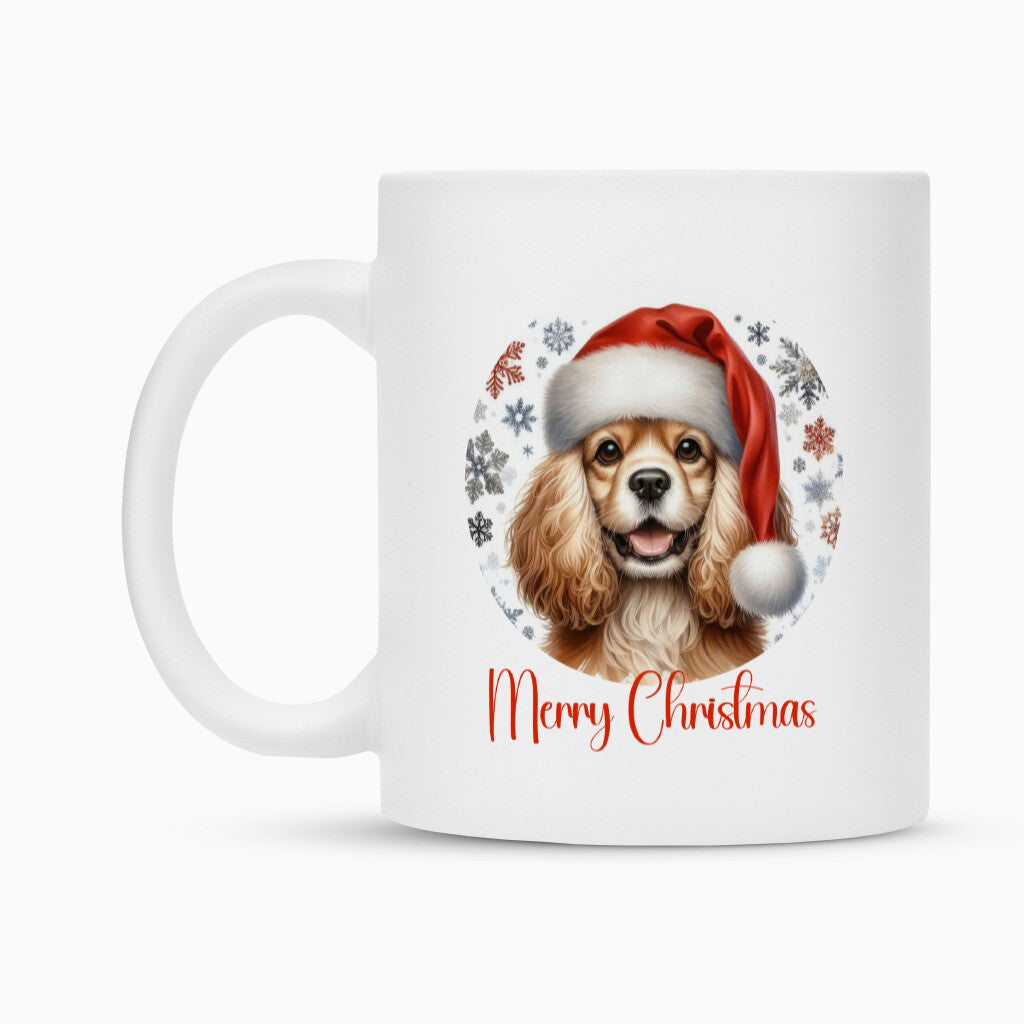 Tasse "American Cocker - Merry Christmas" – hunde-shirt.de