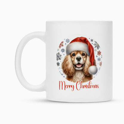 Tasse "American Cocker - Merry Christmas" – hunde-shirt.de