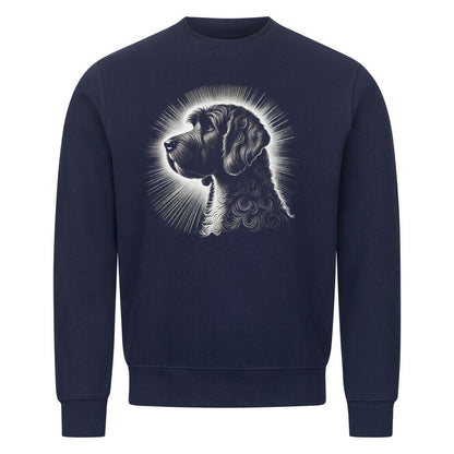 Premium Sweatshirt "Barbet - Shine" Navy Blue – hunde-shirt.de