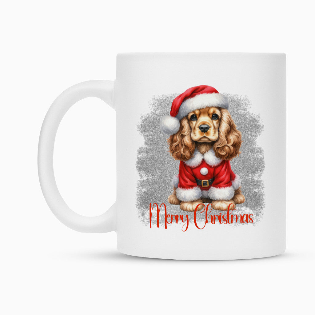 Tasse "American Cocker - Merry Christmas" – hunde-shirt.de