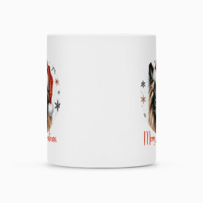 Tasse "Belgischer Schäferhund - Merry Christmas" – hunde-shirt.de