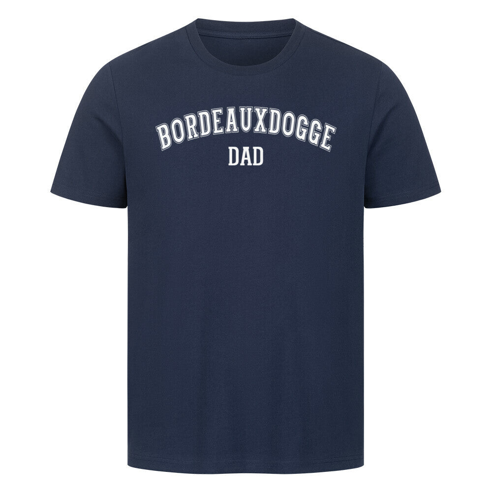 Premium T-Shirt "Bordeauxdogge - DAD" French Navy – hunde-shirt.de