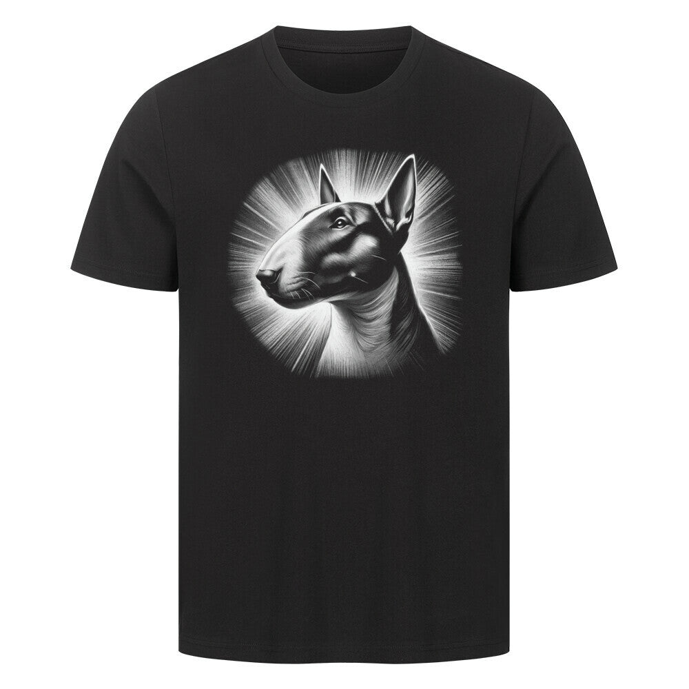 Premium T-Shirt "Bullterrier - Shine" Schwarz – hunde-shirt.de