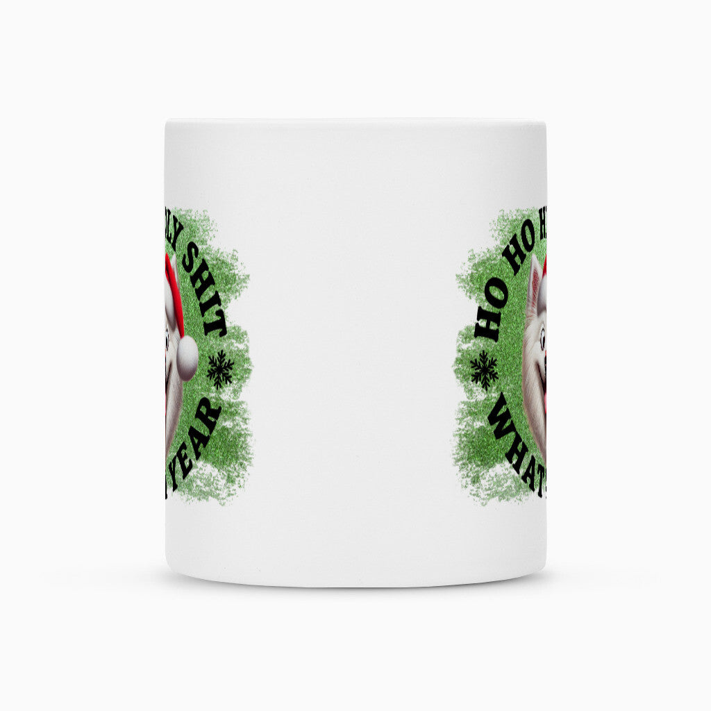 Tasse "American Eskimo - HO HO..." – hunde-shirt.de