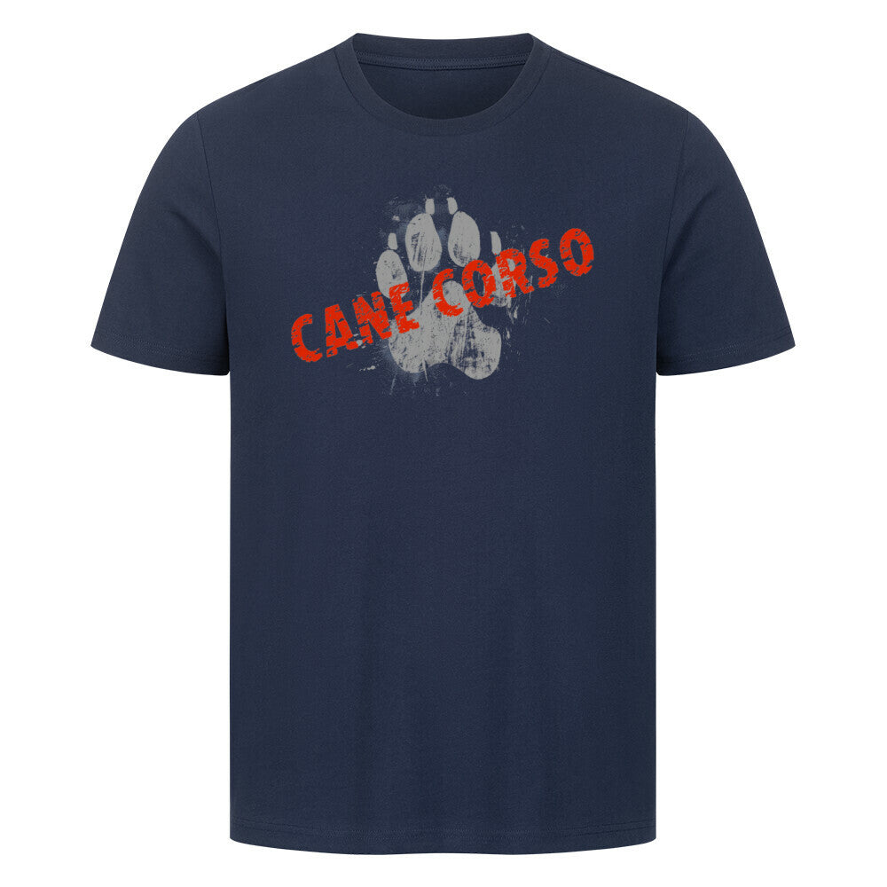 Premium T-Shirt "Cane Corso - PAW" French Navy – hunde-shirt.de
