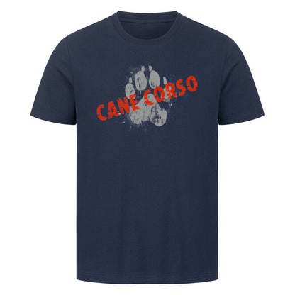 Premium T-Shirt "Cane Corso - PAW" French Navy – hunde-shirt.de