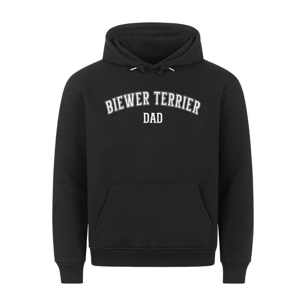 Premium Hoodie "Biewer Terrier - DAD" Schwarz – hunde-shirt.de