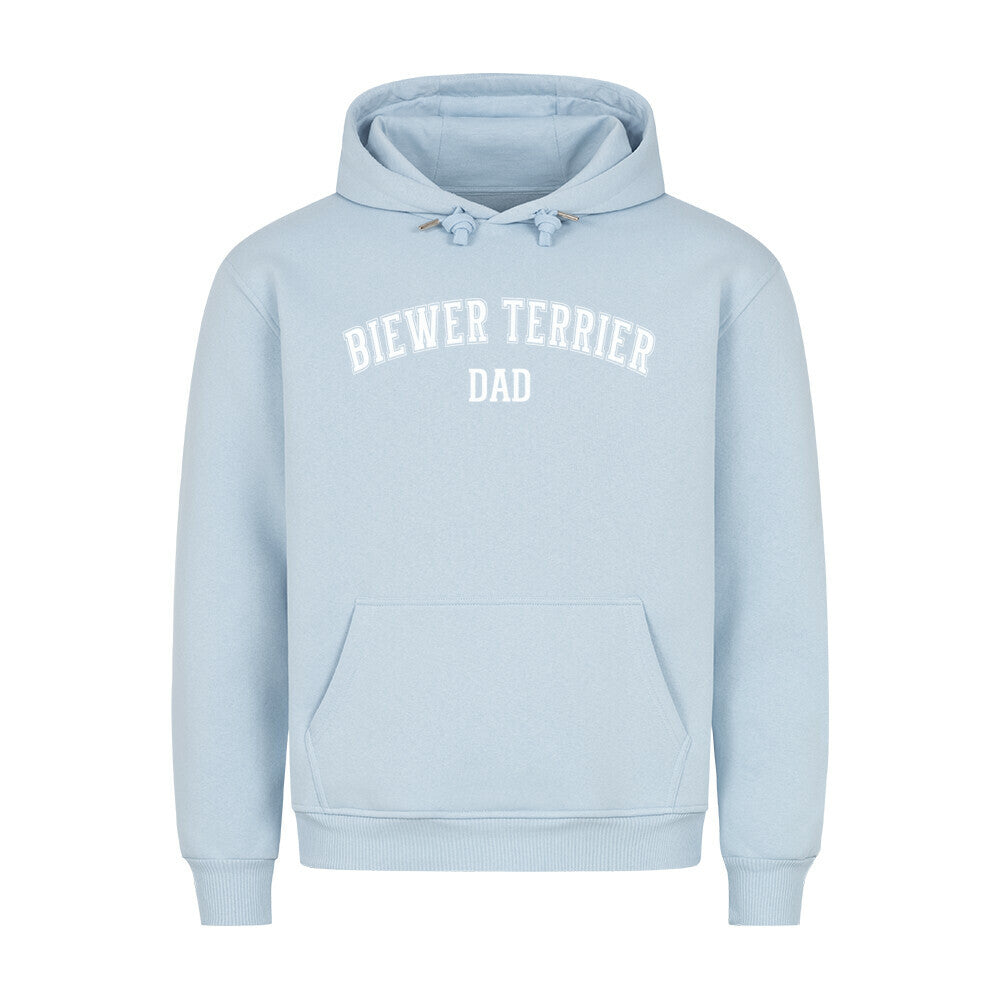 Premium Hoodie "Biewer Terrier - DAD" Babyblau – hunde-shirt.de
