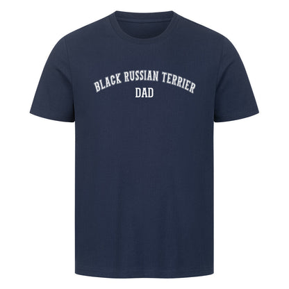 Premium T-Shirt "Black Russian Terrier - DAD" French Navy – hunde-shirt.de