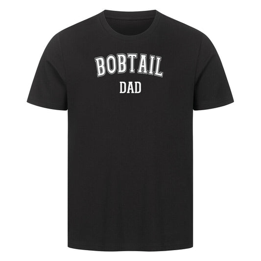 Premium T-Shirt "Bobtail - DAD" Schwarz – hunde-shirt.de
