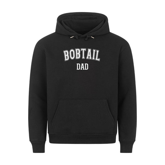 Premium Hoodie "Bobtail - DAD" Schwarz – hunde-shirt.de