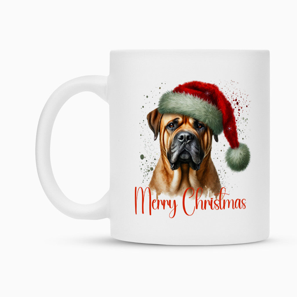 Tasse "Boerboel - Merry Christmas 2" – hunde-shirt.de