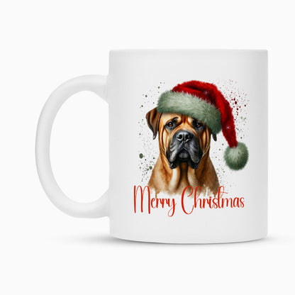 Tasse "Boerboel - Merry Christmas 2" – hunde-shirt.de