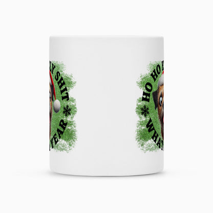 Tasse "Border Terrier - HO HO..." – hunde-shirt.de